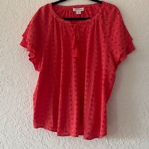 Allison Daley Orange Blouse